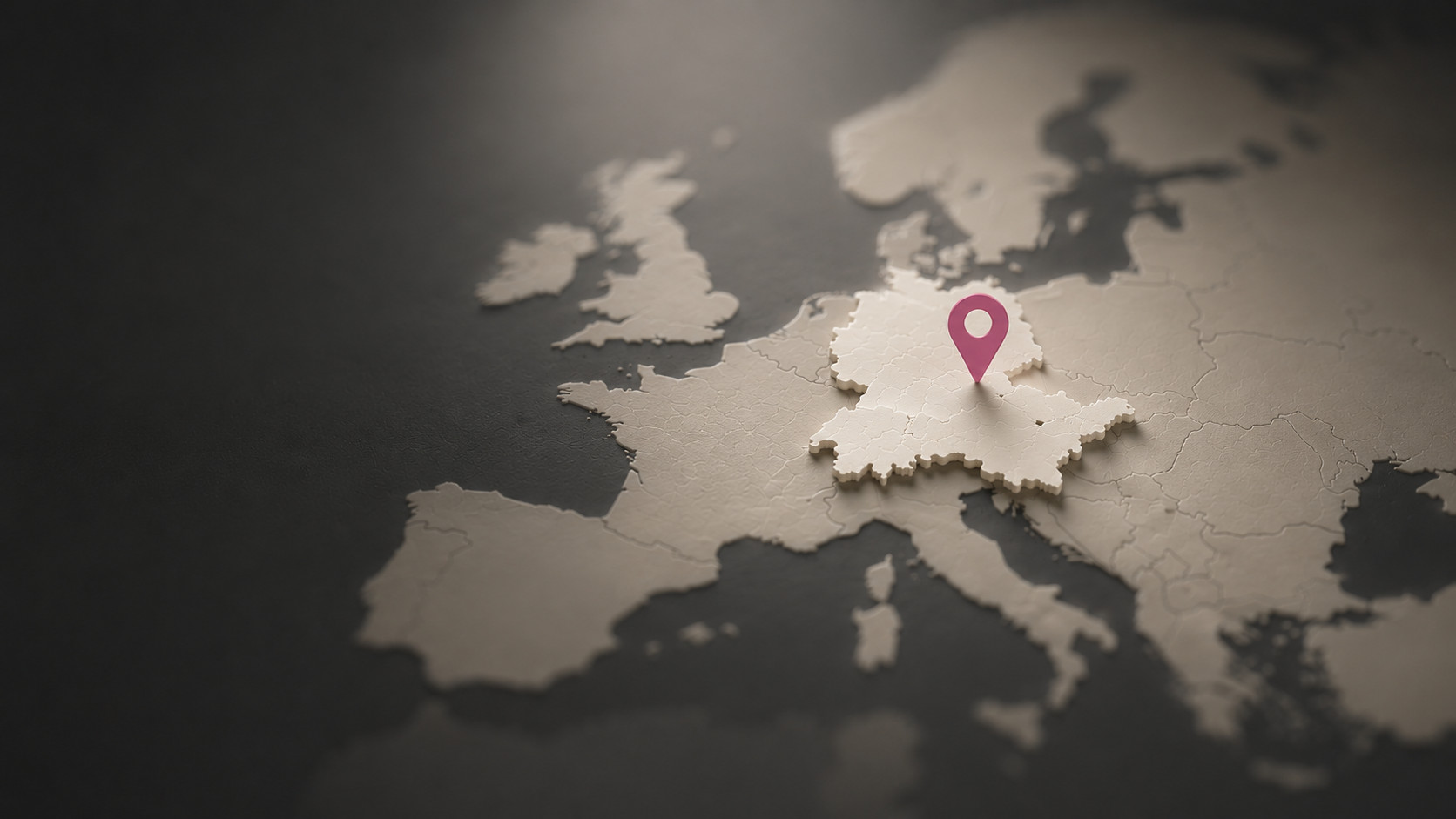Karte mit FOM-zertifizierten Therapeuten in Deutschland, Österreich und der Schweiz